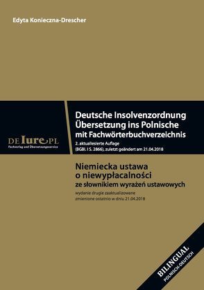 Deutsche Insolvenzordnung. Übersetzung ins Polnische mit Fachwörterbuchverzeichnis von de-iure-pl