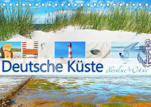 Deutsche Küste – Nordsee und Ostsee (Tischkalender 2022 DIN A5 quer) von Hergenhan,  Georg