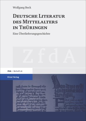 Deutsche Literatur des Mittelalters in Thüringen von Beck,  Wolfgang