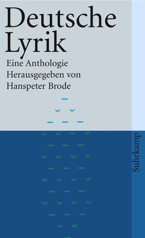Deutsche Lyrik von Brode,  Hanspeter