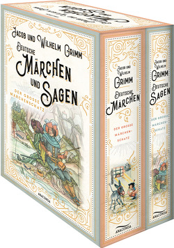 Deutsche Märchen und Sagen (2 Bände im Schuber) von Grimm,  Jacob, Grimm,  Wilhelm