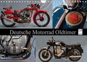 Deutsche Motorrad Oldtimer (Wandkalender 2022 DIN A4 quer) von Laue,  Ingo