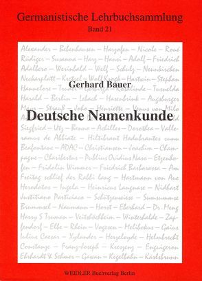 Deutsche Namenkunde von Bauer,  Gerhard, Roloff,  Hans G
