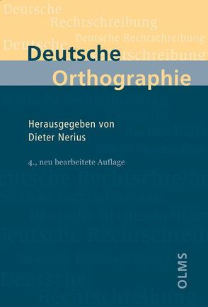 Deutsche Orthographie von Nerius,  Dieter
