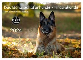 Deutsche Schäferhunde – Traumhunde (Wandkalender 2024 DIN A3 quer), CALVENDO Monatskalender von Schiller,  Petra