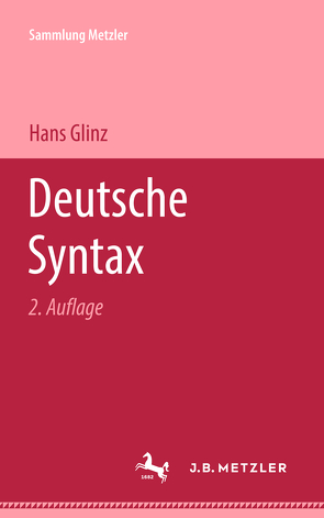 Deutsche Syntax von Glinz,  Hans