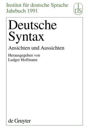 Deutsche Syntax von Hoffmann,  Ludger