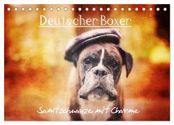 Deutscher Boxer (Tischkalender 2024 DIN A5 quer), CALVENDO Monatskalender von Mielke,  Kerstin