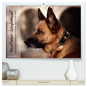 Deutscher Schäferhund – Faszinierende Augenblicke mit einem Herz auf vier Pfoten (hochwertiger Premium Wandkalender 2024 DIN A2 quer), Kunstdruck in Hochglanz von photoARTwithHEART,  photoARTwithHEART