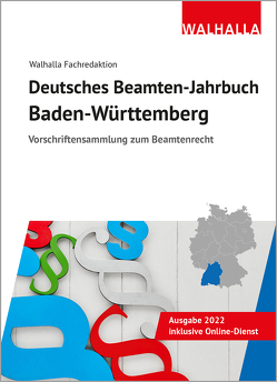 Deutsches Beamten-Jahrbuch Baden-Württemberg 2022 von Walhalla Fachredaktion