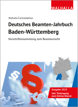 Deutsches Beamten-Jahrbuch Baden-Württemberg 2023 von Walhalla Fachredaktion