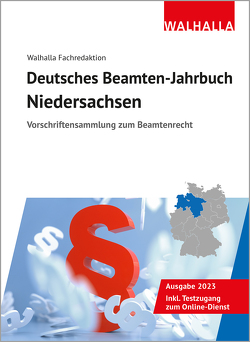 Deutsches Beamten-Jahrbuch Niedersachsen 2023 von Walhalla Fachredaktion