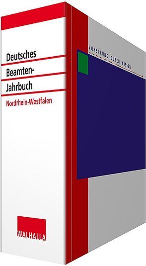 Deutsches Beamten-Jahrbuch Nordrhein-Westfalen von Stenzel,  Vanessa, Walhalla Fachredaktion