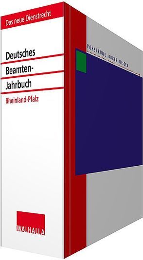 Deutsches Beamten-Jahrbuch Rheinland-Pfalz von Hestermann,  Malte, Walhalla Fachredaktion