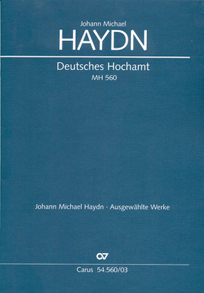 Deutsches Hochamt (Klavierauszug) von Haydn,  Johann Michael