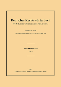 Deutsches Rechtswörterbuch von Deutsch,  Andreas
