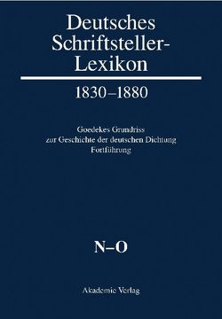 Deutsches Schriftsteller-Lexikon 1830–1880 / N-O von Lindenberg,  Thomas