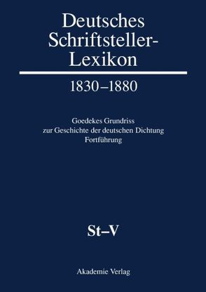 Deutsches Schriftsteller-Lexikon 1830–1880 / St–V von Jacob,  Herbert