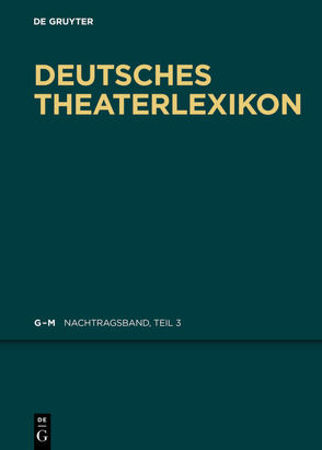 Deutsches Theater-Lexikon / K – L von Bigler-Marschall,  Ingrid, Kosch,  Wilhelm