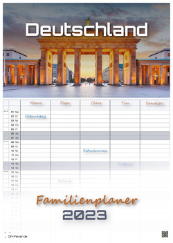 Deutschland – eine Reise zu bezaubernden Landschaften und Sehenswürdigkeiten – 2023 – Kalender DIN A3 – (Familienplaner)