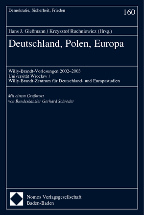 Deutschland, Polen, Europa von Giessmann,  Hans J, Ruchniewicz,  Krzysztof