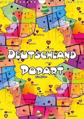 Deutschland Popart von Nico Bielow (Wandkalender 2018 DIN A4 hoch) von Bielow,  Nico