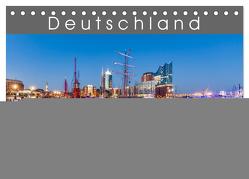 Deutschland Städte bei Nacht (Tischkalender 2024 DIN A5 quer), CALVENDO Monatskalender von Dieterich,  Werner