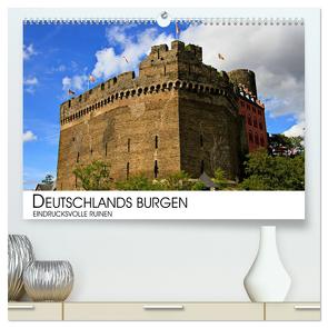 Deutschlands Burgen – eindrucksvolle Ruinen (hochwertiger Premium Wandkalender 2024 DIN A2 quer), Kunstdruck in Hochglanz von Darius Lenz,  Dr.