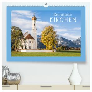Deutschlands Kirchen (hochwertiger Premium Wandkalender 2024 DIN A2 quer), Kunstdruck in Hochglanz von Scherf,  Dietmar