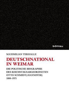 Deutschnational in Weimar von Terhalle,  Maximilian