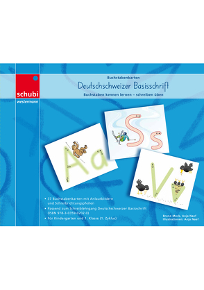 Deutschschweizer Basisschrift / Buchstabenkarten: Deutschschweizer Basisschrift von Mock,  Bruno, Naef,  Anja