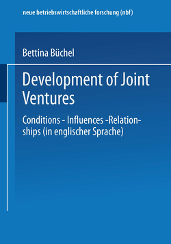 Development of Joint Ventures von Büchel,  Bettina