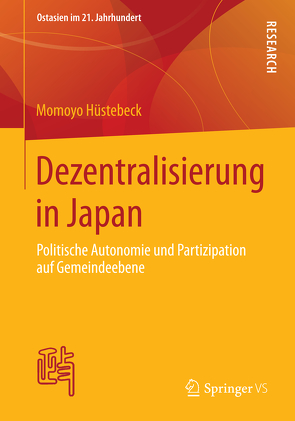 Dezentralisierung in Japan von Hüstebeck,  Momoyo