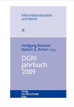 DGRI Jahrbuch 2009 von Briner,  Robert G., Büchner,  Wolfgang