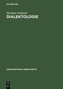 Dialektologie von Niebaum,  Hermann