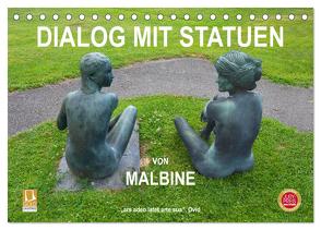 Dialog mit Statuen von Malbine (Tischkalender 2024 DIN A5 quer), CALVENDO Monatskalender von fru.ch,  fru.ch