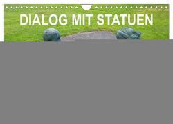 Dialog mit Statuen von Malbine (Wandkalender 2024 DIN A4 quer), CALVENDO Monatskalender von fru.ch,  fru.ch