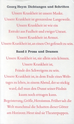 Dichtung und Schriften Bd. 2: Prosa und Dramen von Schmigelski,  Carl, Schneider,  Karl Ludwig