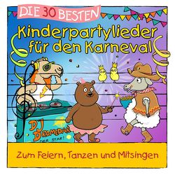 Die 30 besten Kinderpartylieder für den Karneval von Die Kita-Frösche, Glück,  Karsten, Sommerland,  Simone