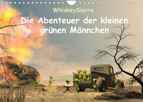 Die Abenteuer der kleinen grünen Männchen (Wandkalender 2022 DIN A4 quer) von WhiskeySierra