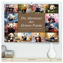Die Abenteuer des kleinen Panda (hochwertiger Premium Wandkalender 2024 DIN A2 quer), Kunstdruck in Hochglanz von Meutzner,  Dirk
