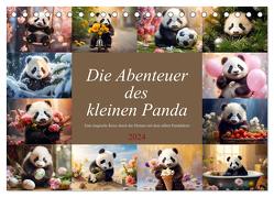 Die Abenteuer des kleinen Panda (Tischkalender 2024 DIN A5 quer), CALVENDO Monatskalender von Meutzner,  Dirk