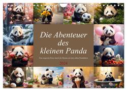 Die Abenteuer des kleinen Panda (Wandkalender 2024 DIN A4 quer), CALVENDO Monatskalender von Meutzner,  Dirk