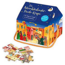 Die Adventskalender-Puzzle-Krippe von Goßmann,  Brigitte, Walther,  Franz Gabriel