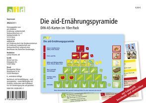 Die aid-Ernährungspyramide – Taschenformat von Bundesanstalt für Landwirtschaft und Ernährung