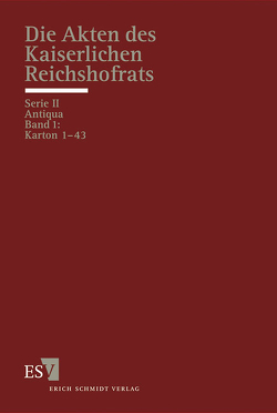 Die Akten des Kaiserlichen Reichshofrats (RHR) von Machoczek,  Ursula, Sellert,  Wolfgang