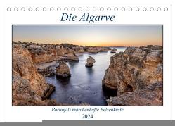 Die Algarve – Portugals märchenhafte Felsenküste (Tischkalender 2024 DIN A5 quer), CALVENDO Monatskalender von AkremaFotoArt,  AkremaFotoArt