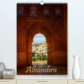 Die Alhambra (Premium, hochwertiger DIN A2 Wandkalender 2021, Kunstdruck in Hochglanz) von Weiss,  Michael