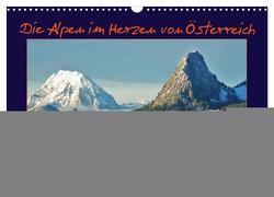 Die Alpen im Herzen von Österreich (Wandkalender 2024 DIN A3 quer), CALVENDO Monatskalender von Bucher,  Leo