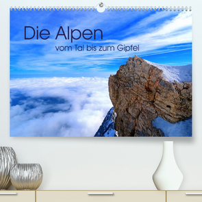 Die Alpen – vom Tal bis zum Gipfel (Premium, hochwertiger DIN A2 Wandkalender 2023, Kunstdruck in Hochglanz) von Mosert,  Stefan